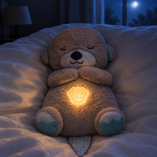 Peluche que respira para dormir en calma